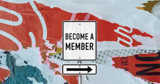 Become a Member sign